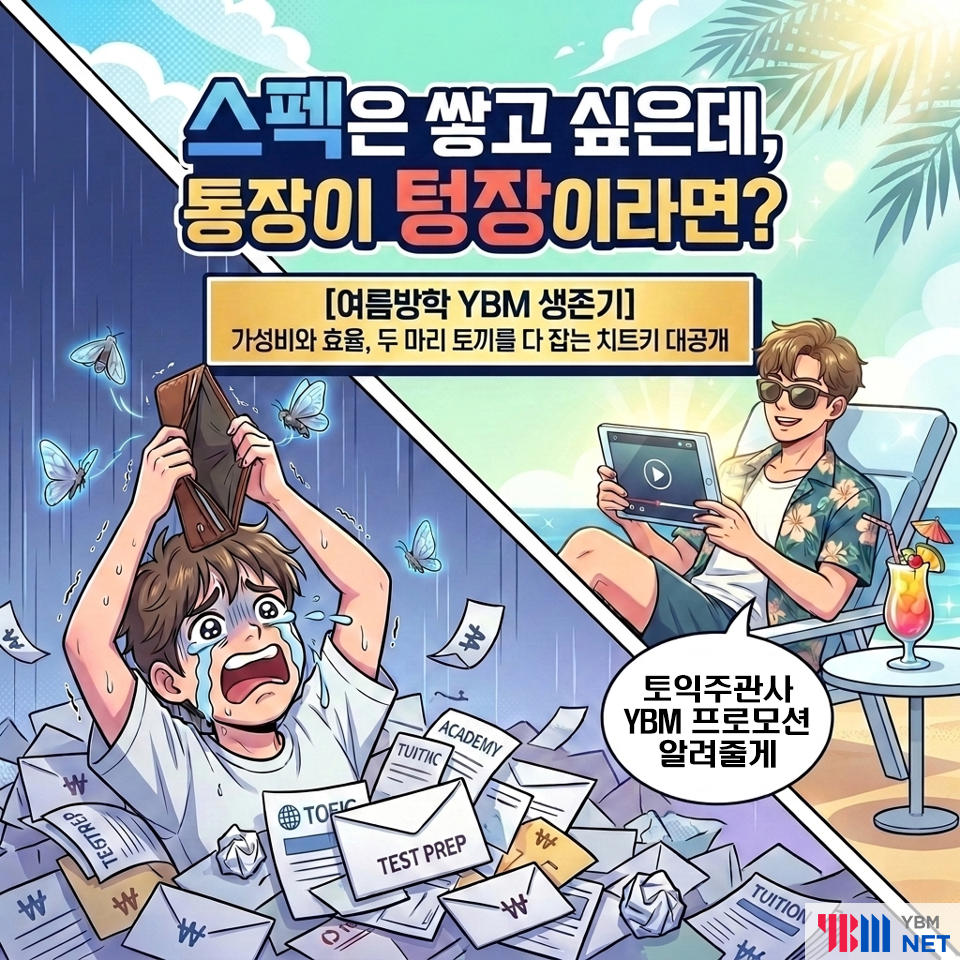 YBM 여름방학 단기 스펙완성 프로모션 이미지 0